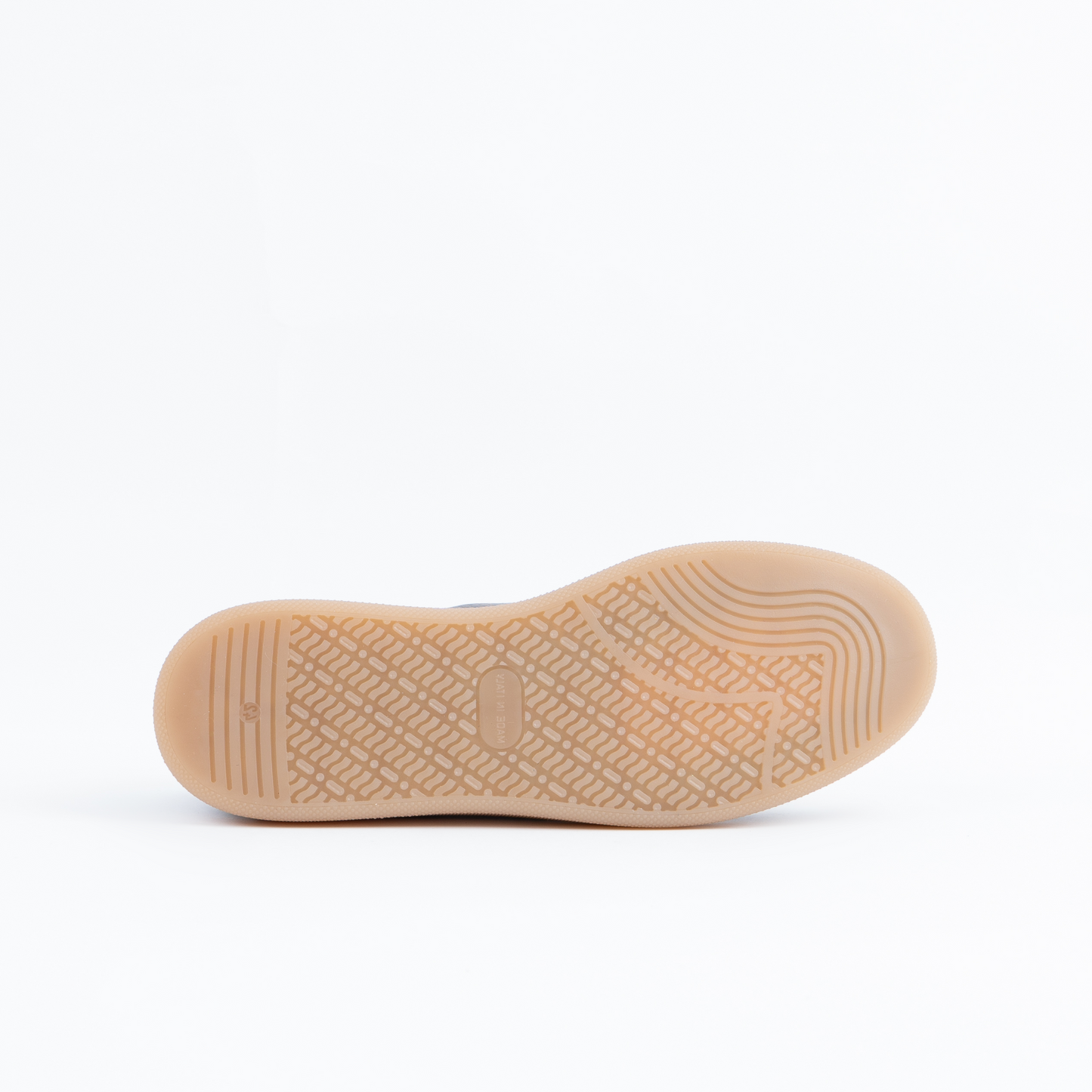 Frank | Zapatillas para hombre, con suela de color ámbar, de piel granulada
