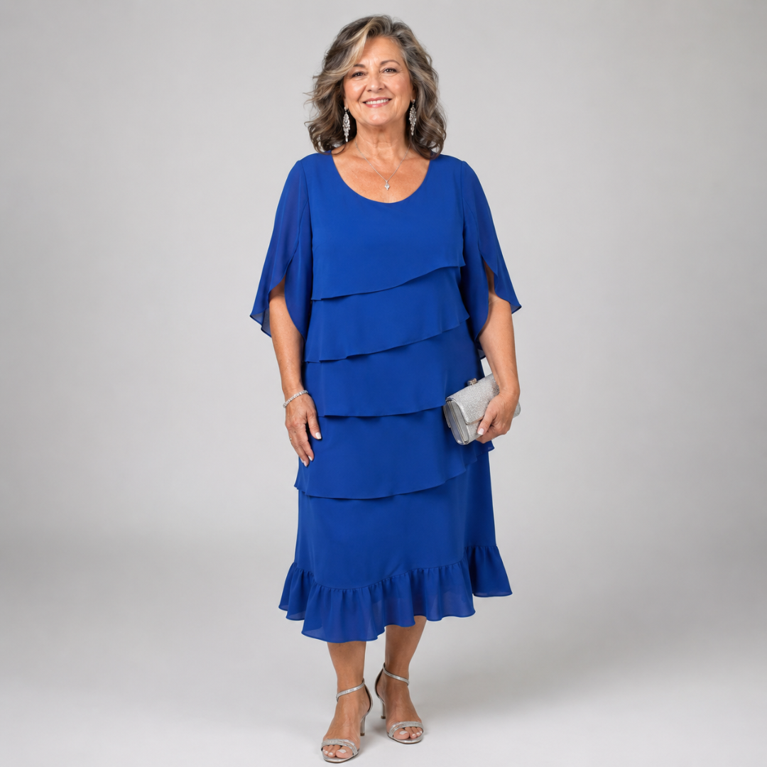 Beatriz | Vestido con volantes en capas