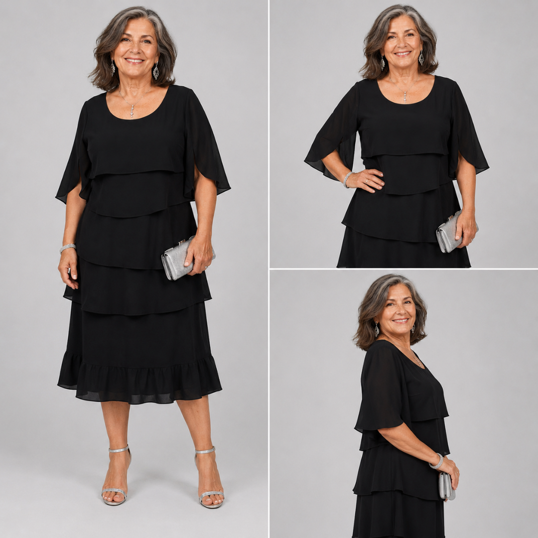 Beatriz | Vestido con volantes en capas