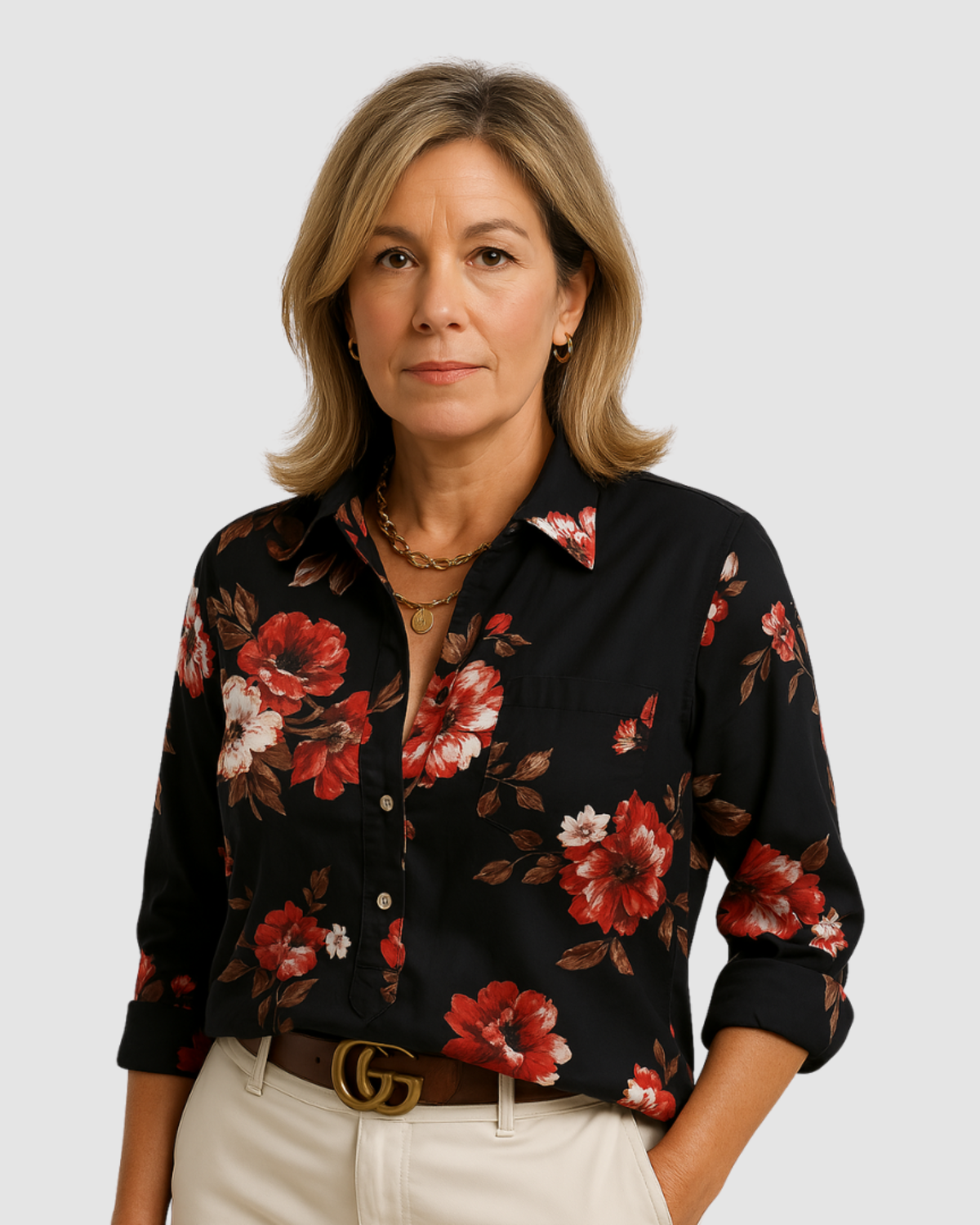 Alicia | Blusa con bolsillos